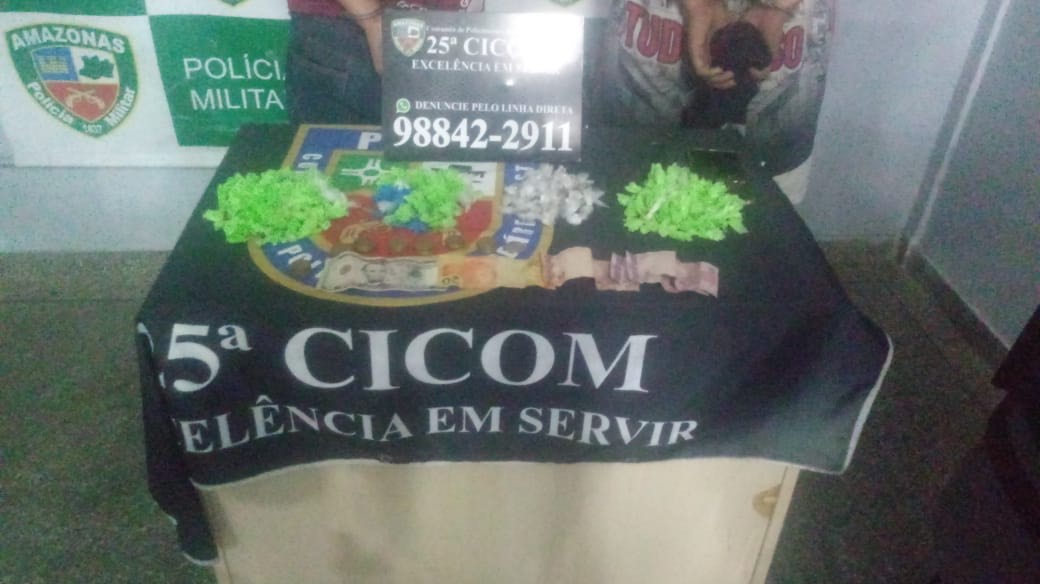 Dupla é presa com drogas escondidas em forno de fogão em Manaus