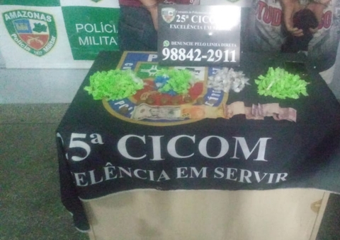 Dupla é presa com drogas escondidas em forno de fogão em Manaus