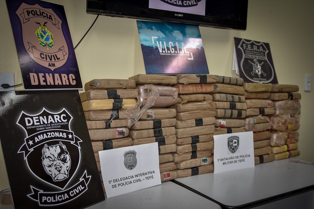 Grupo é preso com 70 kg de maconha avaliados em R$ 350 mil no Amazonas 