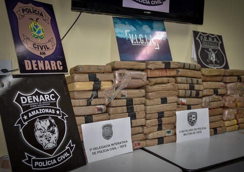 Grupo é preso com 70 kg de maconha avaliados em R$ 350 mil no Amazonas 