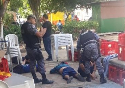 Integrantes de facção são presos antes de atacar rivais no Centro de Manaus