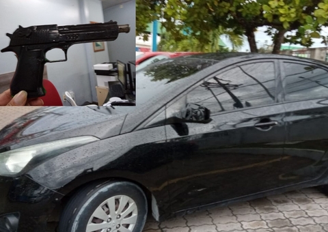 Estelionatário é preso com carro de Policial Militar em Manaus