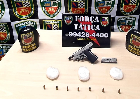 Cinco pessoas são presas por tráfico de drogas e roubo em Manaus