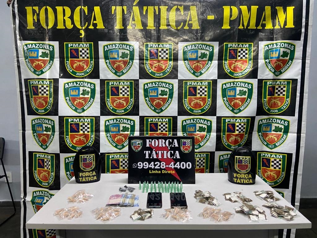 'Novinhas' são presas suspeitas de comandarem área de tráfico em Manaus