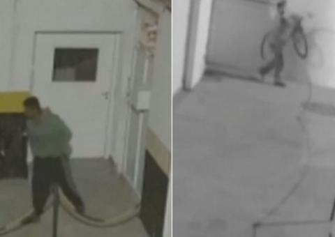 Ladrão tem bicicleta furtada enquanto roubava empresa