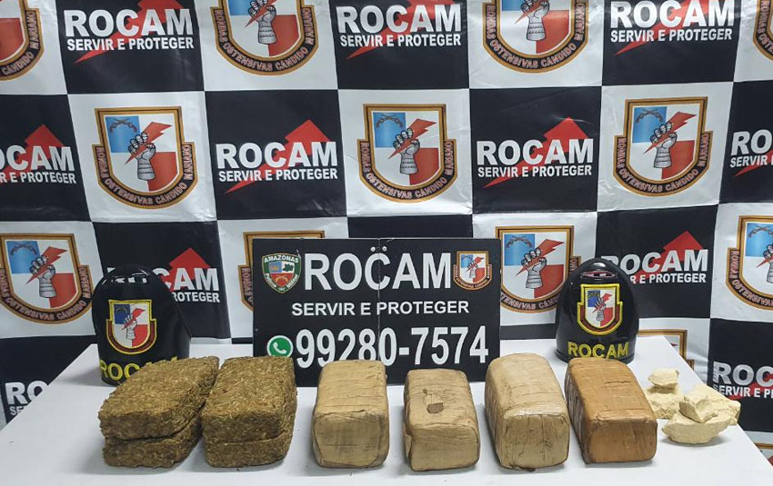 Dupla é presa com mais de 6 kg de drogas em casa de Manaus 