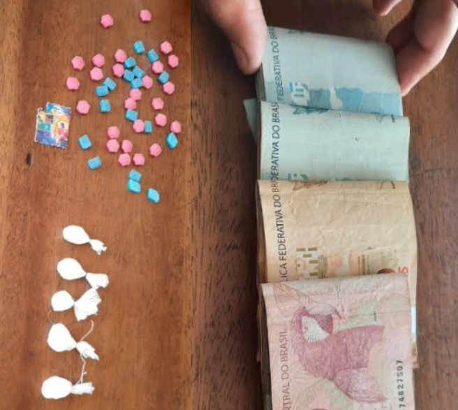 Jovem é preso com drogas e dinheiro no Amazonas