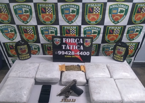 Homem é preso com 12 kg de entorpecentes em quitinete de Manaus 