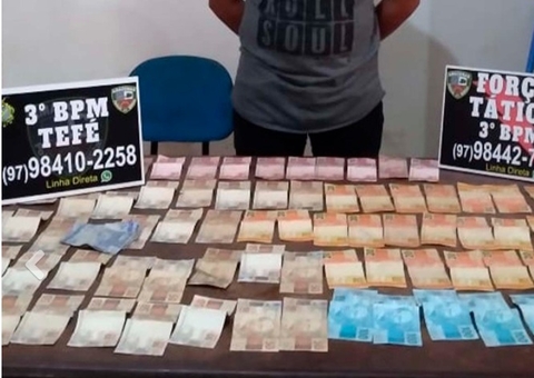 Dupla é presa por agressão e com mais de R$ 3 mil no Amazonas