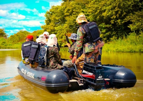 PF deflagra operação contra garimpo ilegal no Amazonas