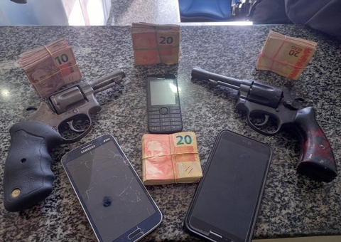 Grupo 'faz a limpa' em empresa no Distrito Industrial e acaba preso