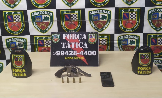 Suspeito de homicídio é preso enquanto rondava estância em Manaus