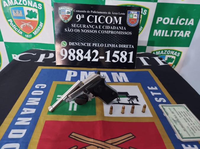 Casal é preso após assaltar mototaxista em Manaus 