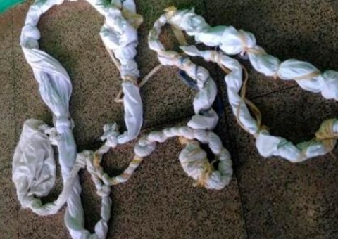 Detentos são flagrados 'içando' drogas e armas para celas no Amazonas