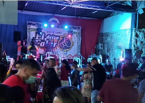 Festa com mais de mil pessoas é fechada durante fiscalização em Manaus