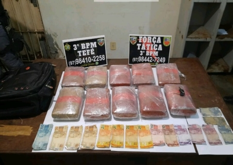 Homem é preso com mais de 10 kg de drogas escondidos em casa no Amazonas