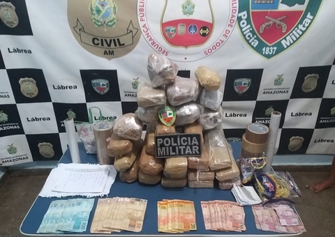 Mulher é presa com 20 kg de drogas ao tentar fugir pela janela no Amazonas