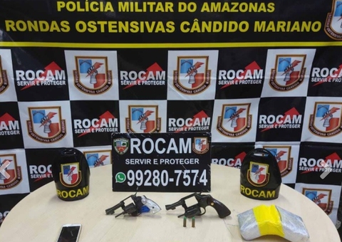 Suspeito é preso tentando vender armas e drogas em Manaus