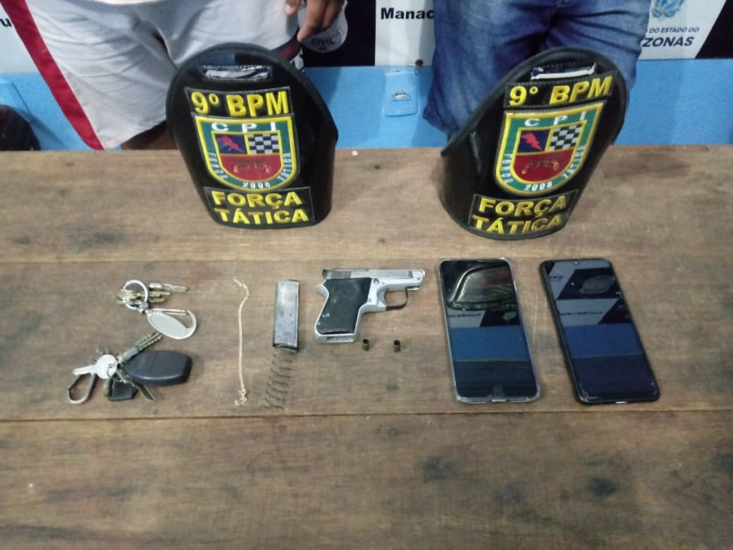 Dupla é presa após cair de motocicleta em perseguição policial no Amazonas 