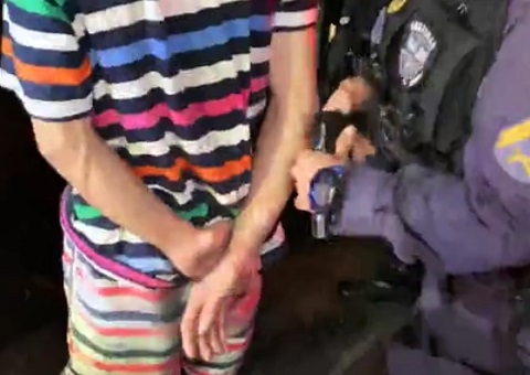 Suspeito é preso ao ser reconhecido por PM após assalto em Manaus