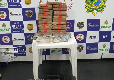 Dois homens são presos com drogas avaliadas em R$ 700 mil no Amazonas 