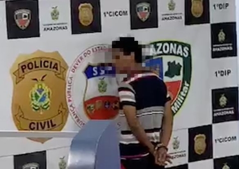 Suposto pistoleiro de facção criminosa é preso com armas e drogas em Manaus