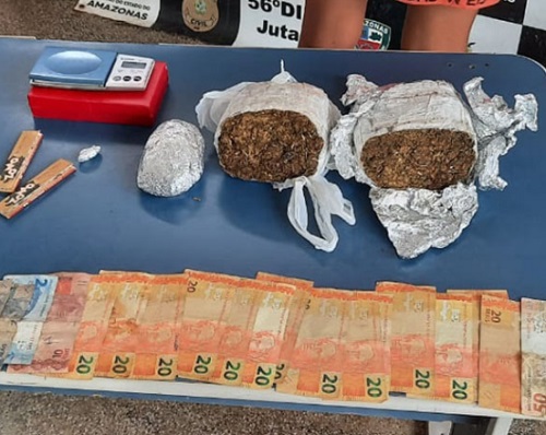 Adolescente é apreendida com 1Kg de droga escondida em mochila no Amazonas