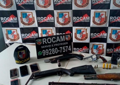 Dupla é presa com armas após se esconder em sítio no Amazonas