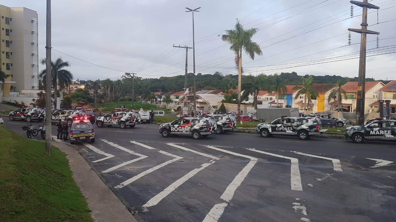 Polícia deflagra mega operação em área nobre de Manaus