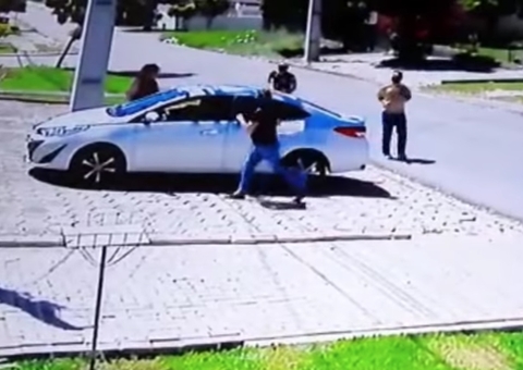 Vídeo: homem é preso após reagir a tentativa de roubo e matar bandido