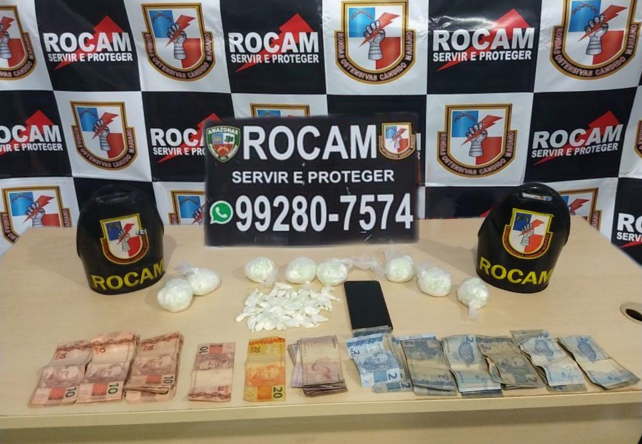 Suspeito com mandado de prisão em aberto é preso com drogas em Manaus