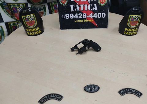 Segurança de 'Boca de fumo' é preso com revólver em Manaus 