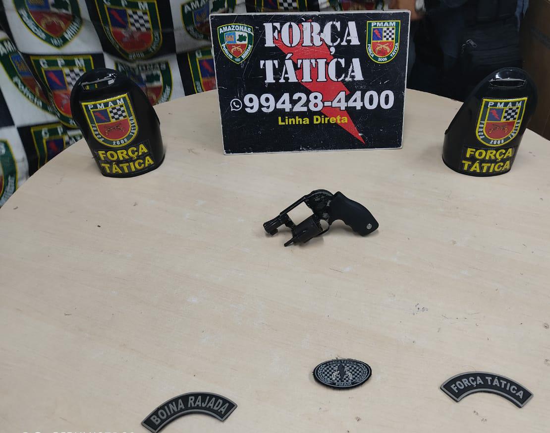 Segurança de 'Boca de fumo' é preso com revólver em Manaus 