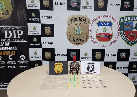 'Goiano' é preso e adolescente apreendido com drogas em Manaus 