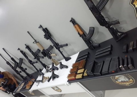 Polícia apreende maior arsenal de armas do Amazonas