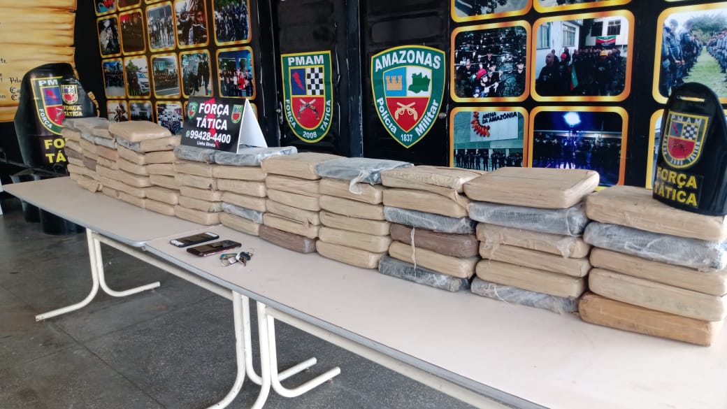Casal é preso em Manaus com drogas avaliadas em R$ 1 milhão