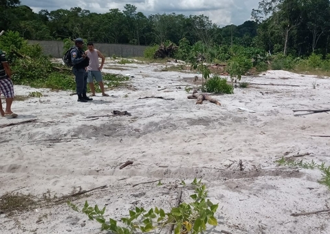Com marcas de tiros, corpo de homem é encontrado no Monte Horebe em Manaus