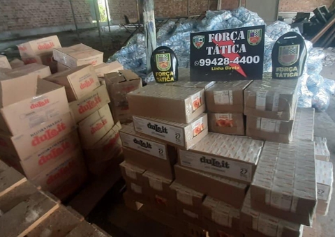 Carga de leite avaliada em R$ 350 mil é apreendida em galpão de Manaus