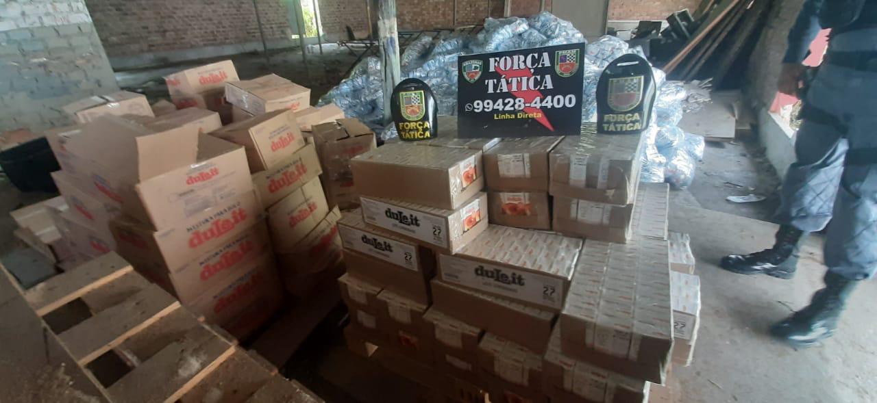 Carga de leite avaliada em R$ 350 mil é apreendida em galpão de Manaus