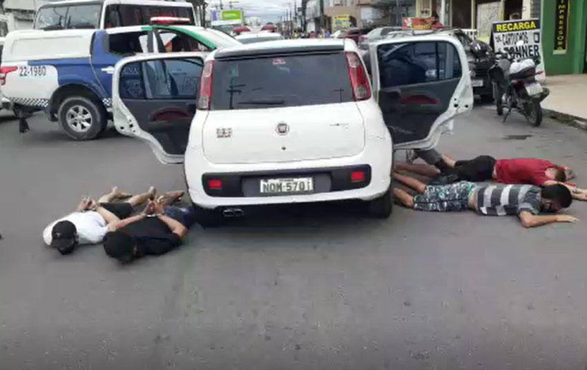 Trio é preso e adolescente apreendido após assaltos na Zona Norte de Manaus