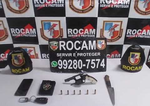 Trio armado é detido após assalto em Manaus