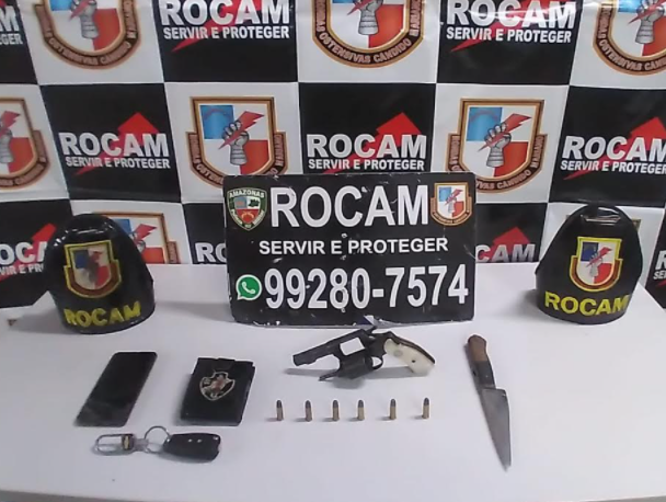 Trio armado é detido após assalto em Manaus