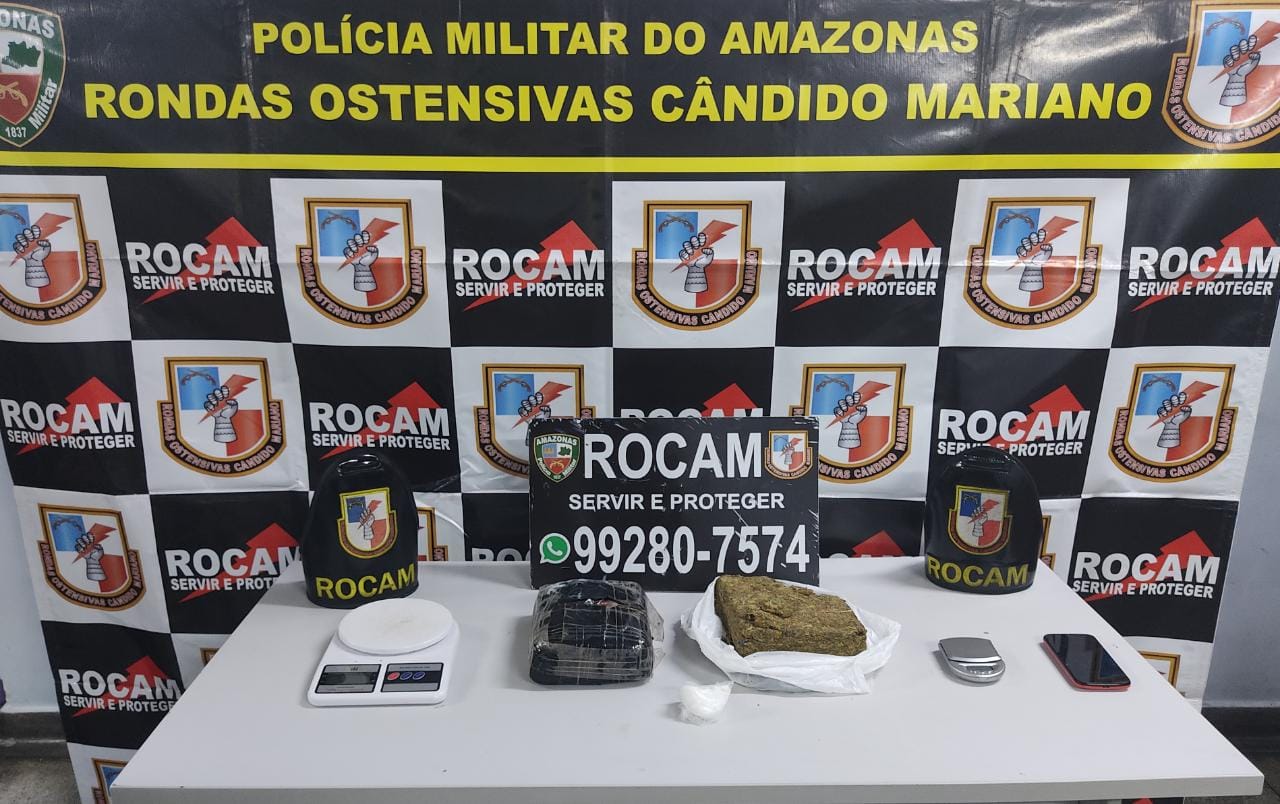 Homem é preso com 2 kg de drogas escondida em quitinete em Manaus 