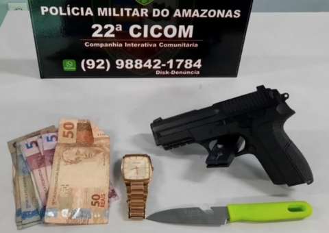 Suspeito de tentar roubar ônibus é preso em Manaus