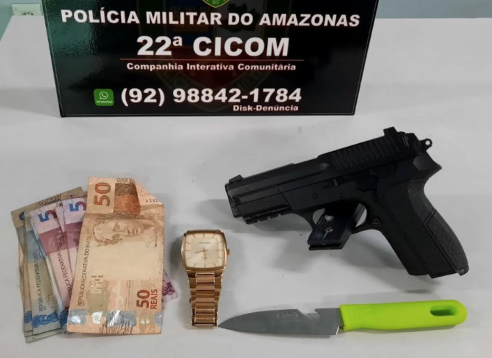 Suspeito de tentar roubar ônibus é preso em Manaus