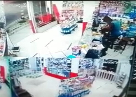 Ladrão de drogaria vai preso ao ser identificado por câmeras no Amazonas 