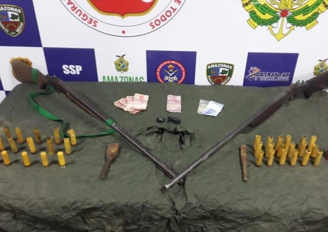 Armados com espingardas, piratas de rios são presos no Amazonas