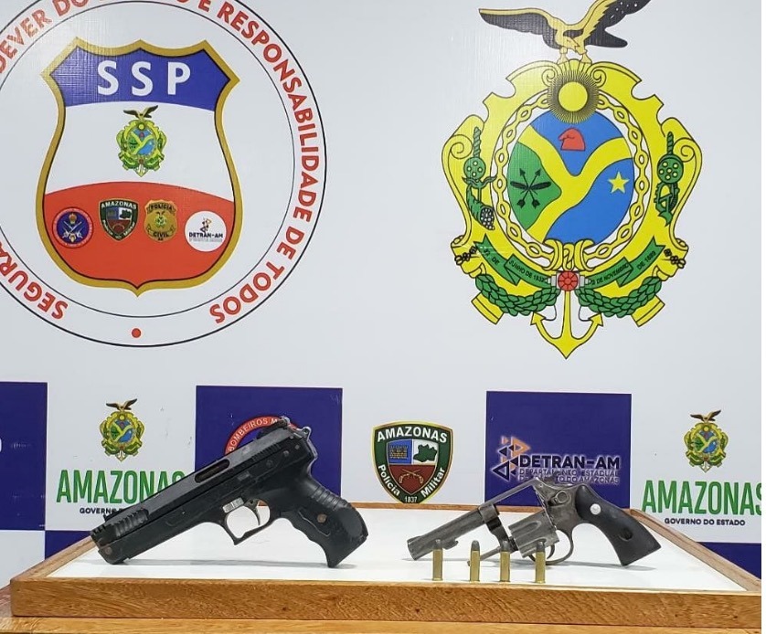 Integrantes de grupo criminoso são preso com armas de fogo no Amazonas 