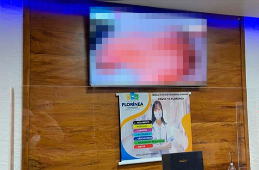 Filme pornô é exibido em TV de recepção de unidade de saúde 
