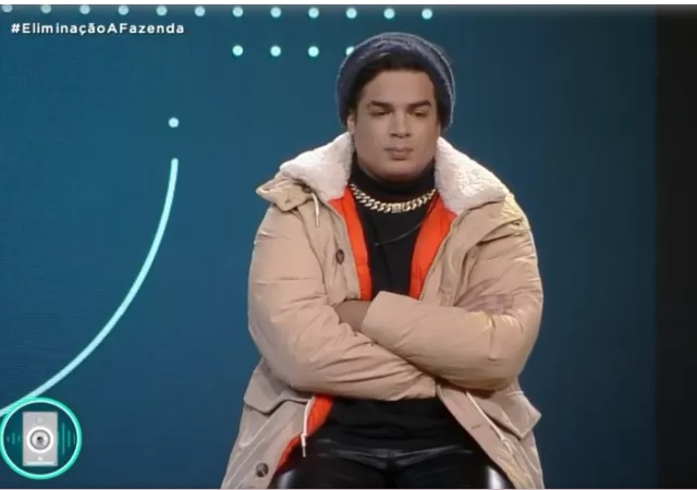 A Fazenda: Lucas Santos é eliminado com 15,39% dos votos